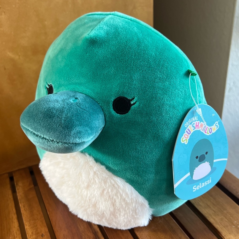 ☎️ NWT 7” Selassi the emerald Platypus Squishmallow - Picture 2 of 6